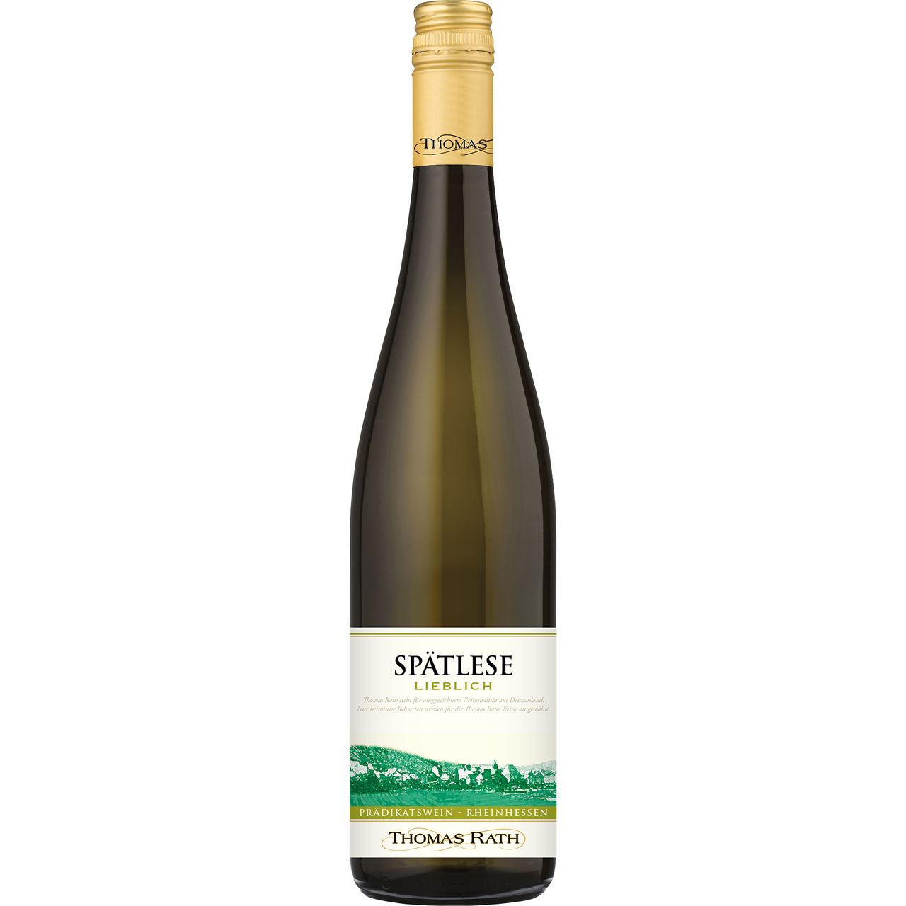 Thomas Rath Вино Spätlese Lieblich біле напівсолод 10% 0,75л