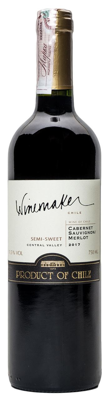 Winemaker Вино Cabernet Sauvignon/Merlоt черв сух 11,5%0,75л