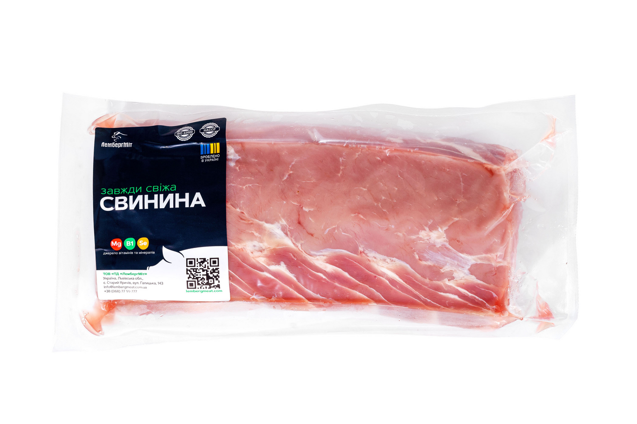 Lemberg Meat Корейка-карбонат свиняча охолоджена в/у ~1 кг