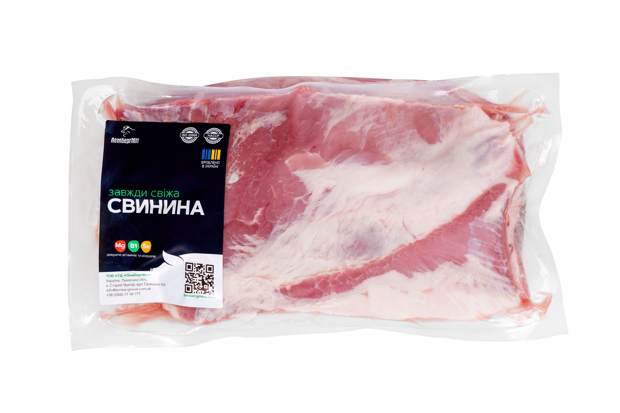 Lemberg Meat Ошийок свинячий без кістки охолоджений в/у, ~2,5 кг