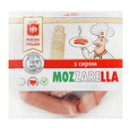 М'ясна гільдія Сосиски З сиром Mozzarella вищий сорт кг