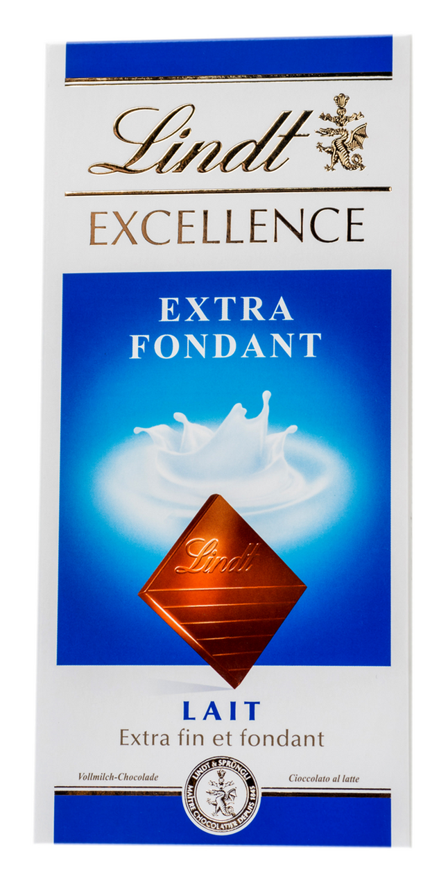 Lindt Шоколад Excellence Extra Fondant молочний 100г