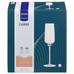 METRO PROFESSIONAL Келихи Carre для шампанського 220мл 6шт