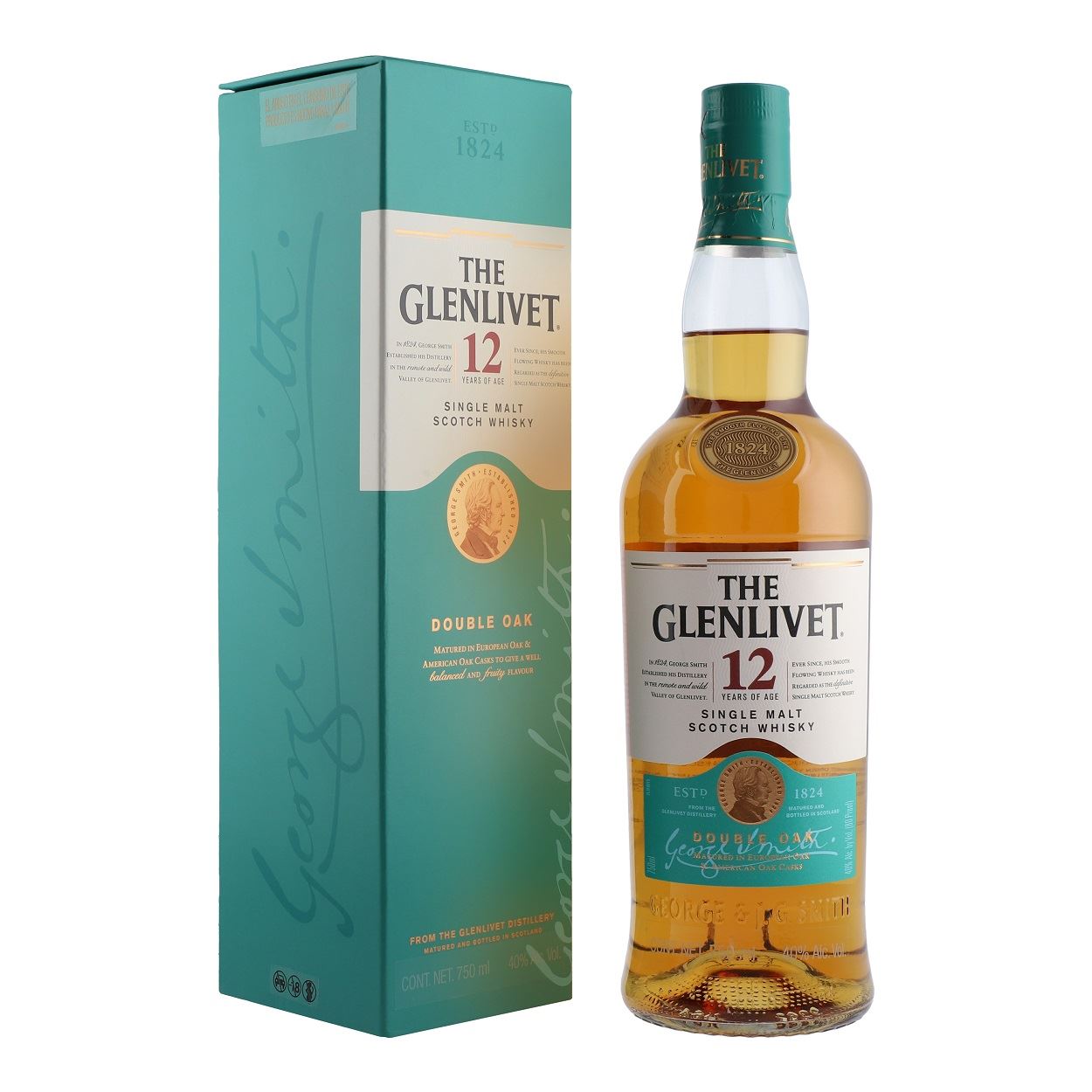 The Glenlivet Віскі 12 YO шотландське односолодове 40% 0,7л