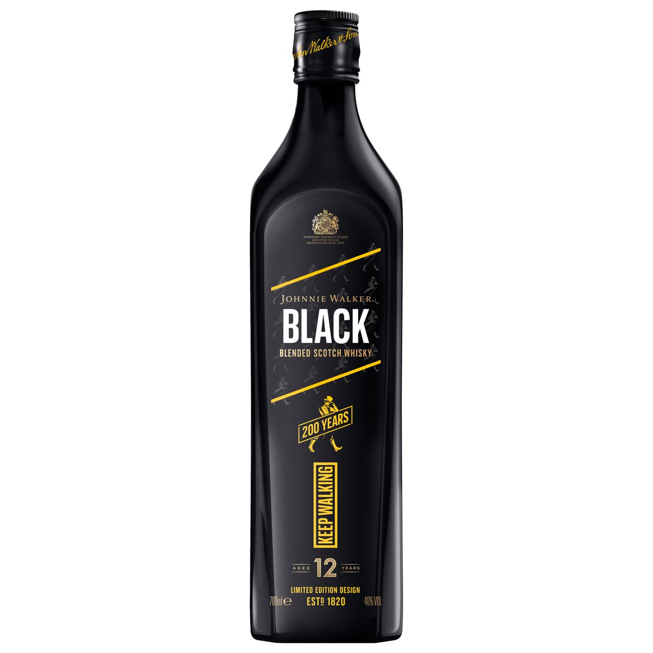 JOHNNIE WALKER Віскі Black Label 12 р 40% 0,7л в коробці
