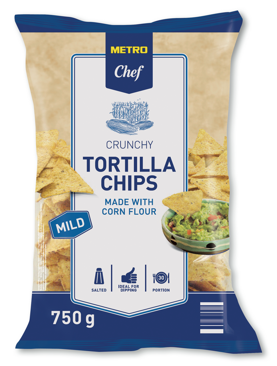 METRO Chef Чіпси Tortilla кукурудзяні з сіллю 750г