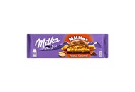 Шоколад Milka Peanut Caramel молочний з дутим рисом 276г
