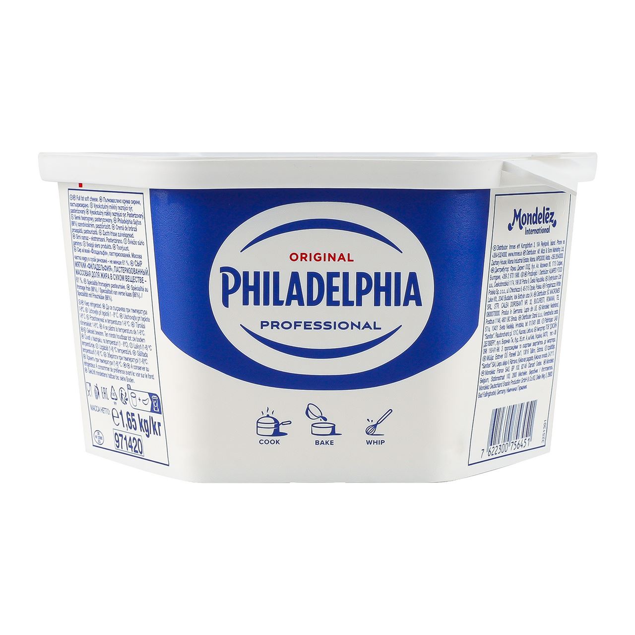 Philadelphia Сир Professional Original м'який 61% 1,65кг