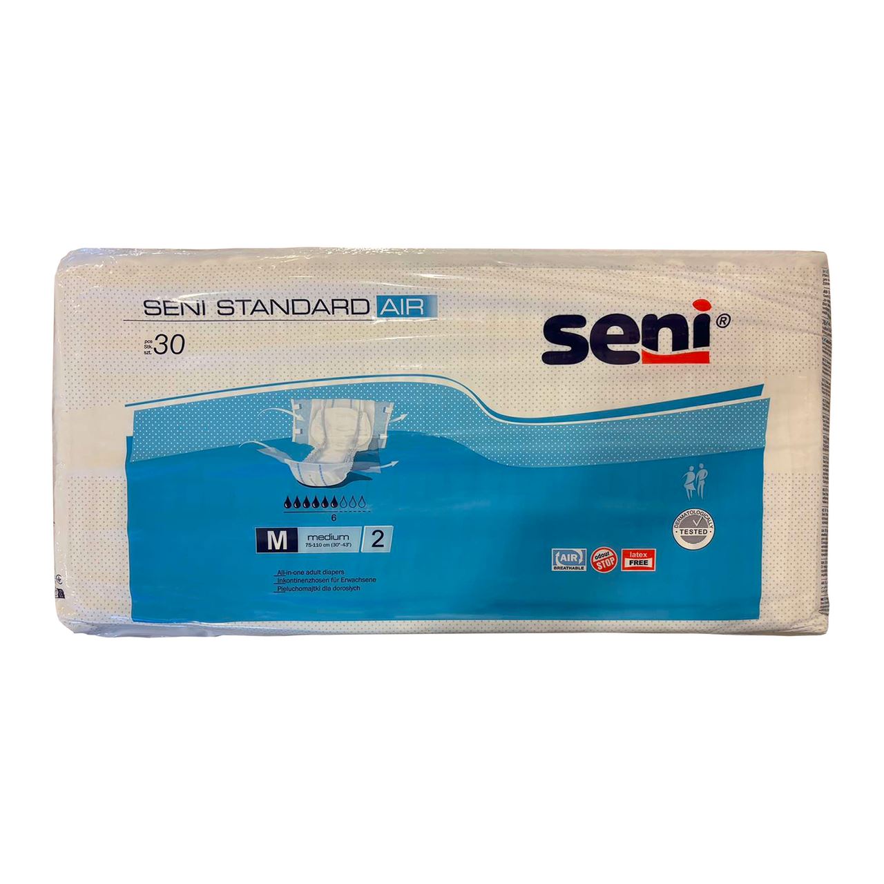 Seni Підгузки Standart air medium для дорослих 30шт
