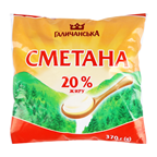 Галичанська Сметана 20% 370г