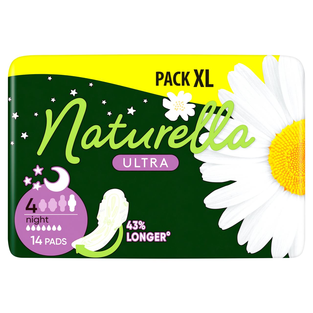 naturella Прокладки гігієнічні Camomile Нічні Duo 14шт