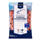 Креветки Metro Chef холодноводні з головою 90/120 800г