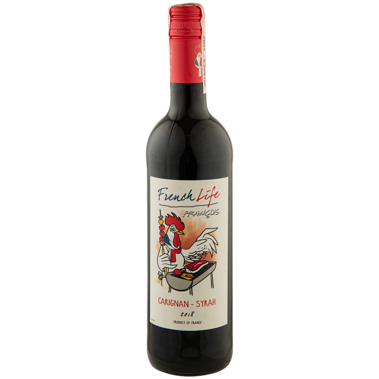 French Life Вино Carignan-Syrah червон напівсухе 12,5% 0,75л
