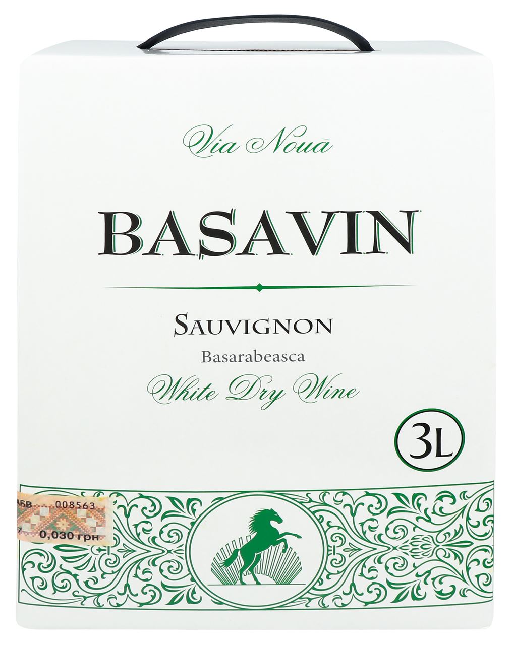 Basavin Вино Sauvignon біле сухе 11% 3л