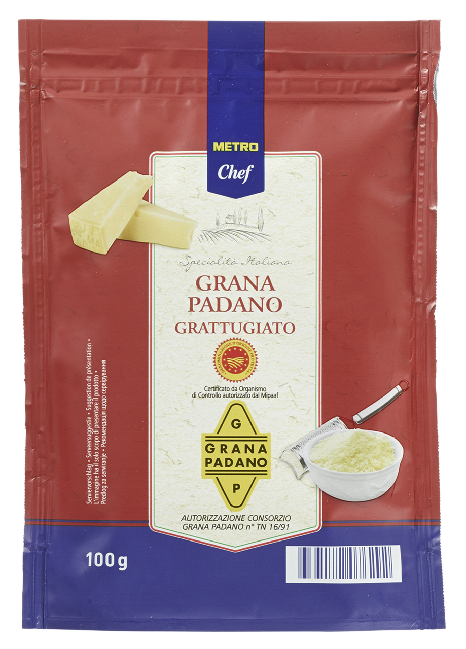 METRO Chef Сир Grana padano твердий тертий 32% 100г