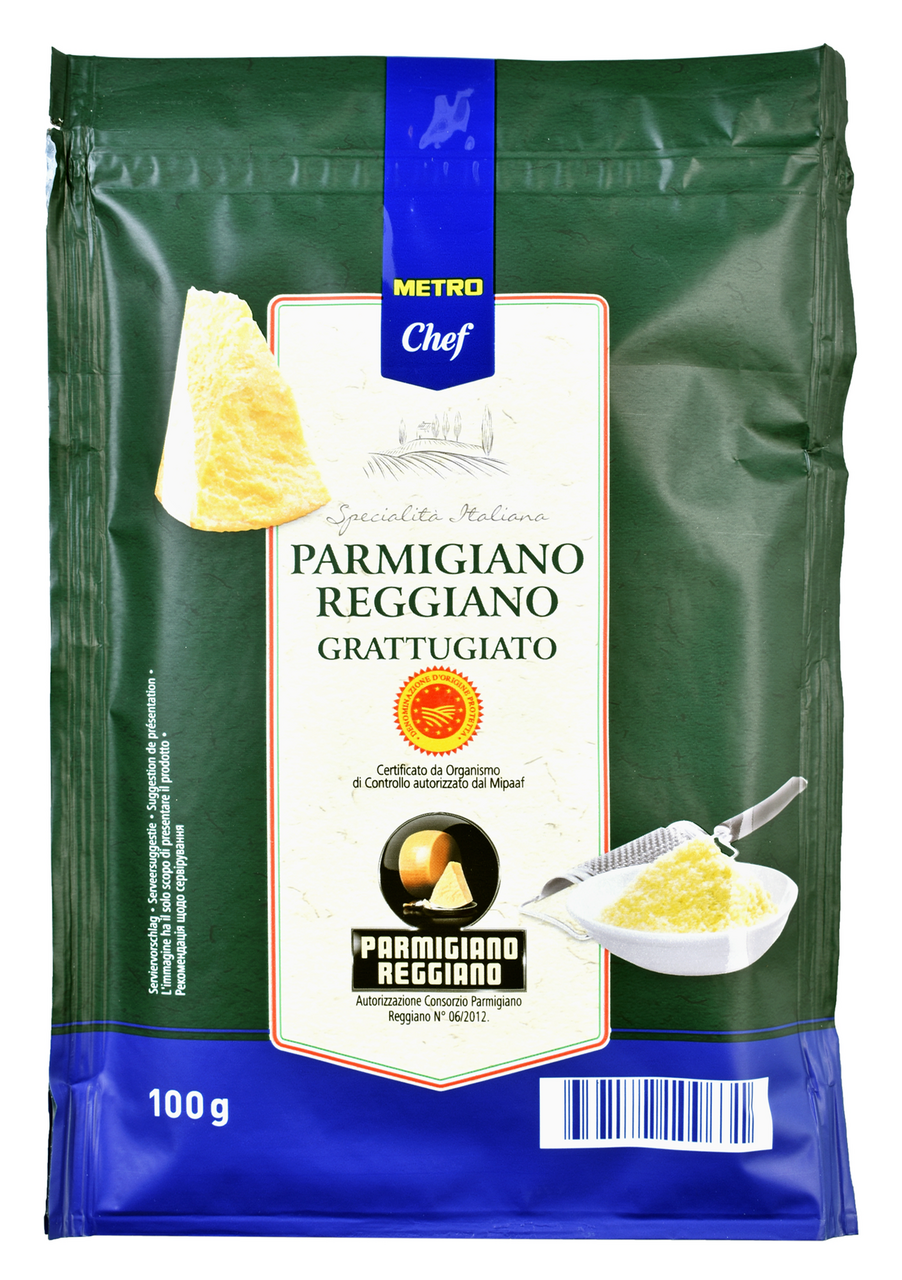 METRO Chef Сир Parmigiano reggiano твердий тертий 32% 100г