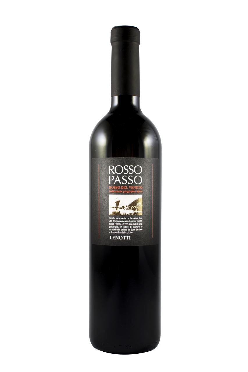 Lenotti Вино Rosso Passo del Venetto напівсухе 12,5% 0,75л