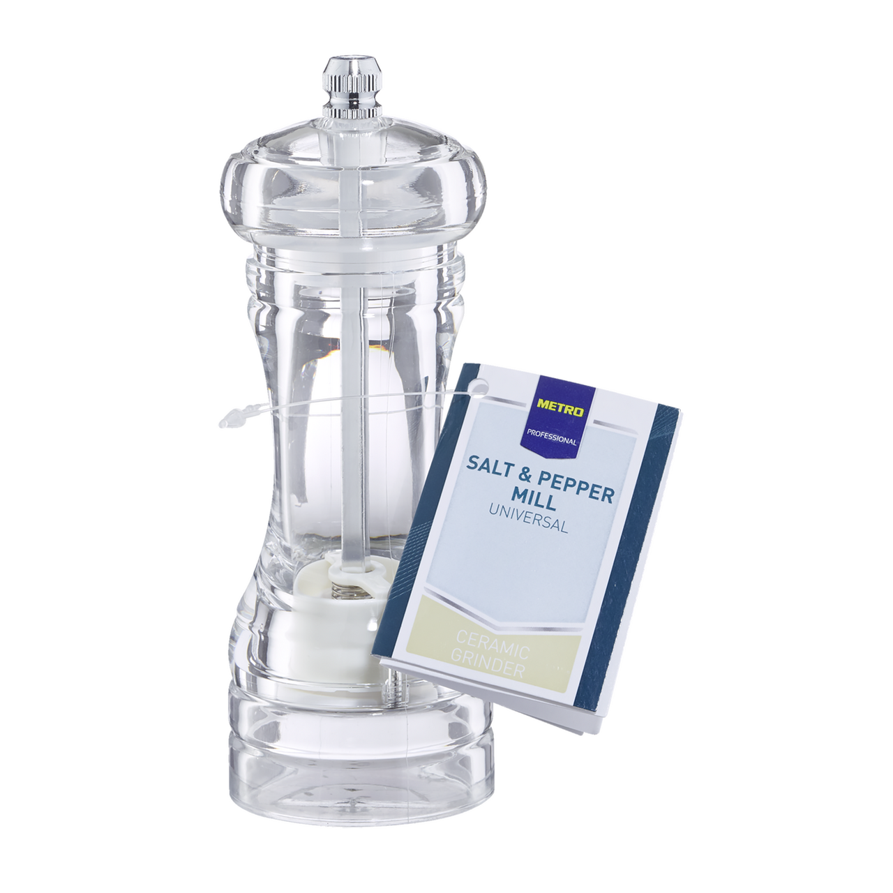 METRO PROFESSIONAL Млинок для солі/перцю прозор 13.5см 1шт