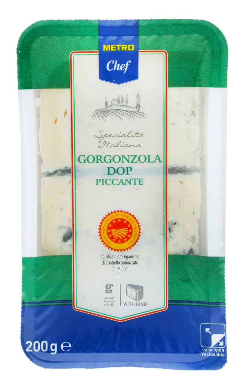 METRO Chef Сир Gorgonzola DOP Piccante 56% 200г