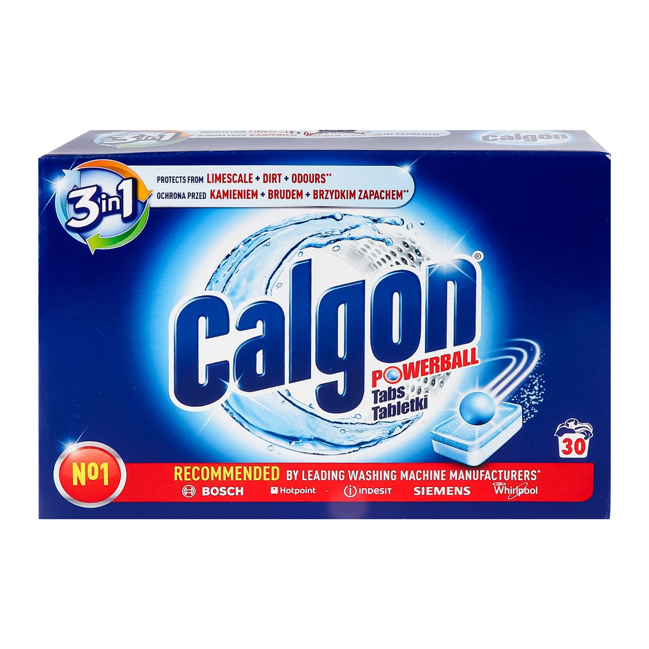 Calgon Засіб д/захисту пральн машини Power Tabs 4в1 30шт 450г