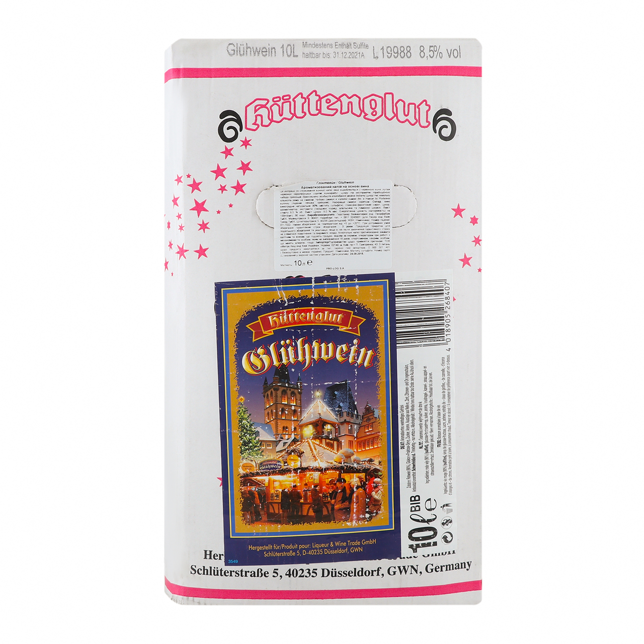 Huttenglut Глінтвейн 10л