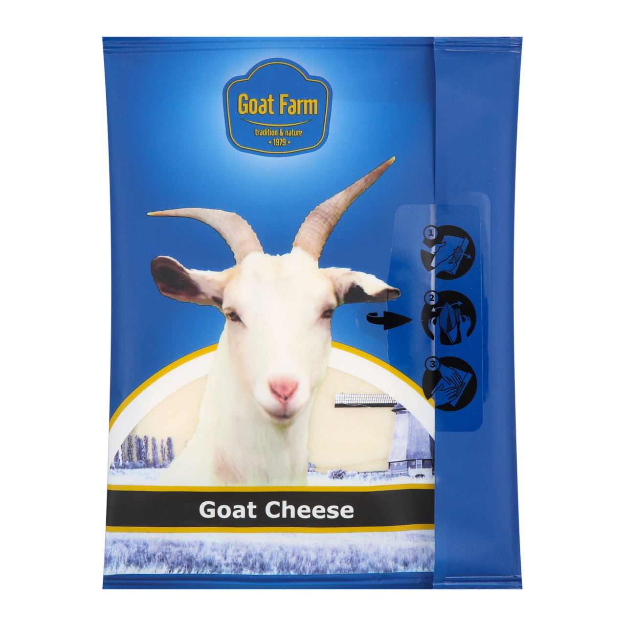 Goat Farm Сир Natural Голландський козячий н/тверд 52% 100г