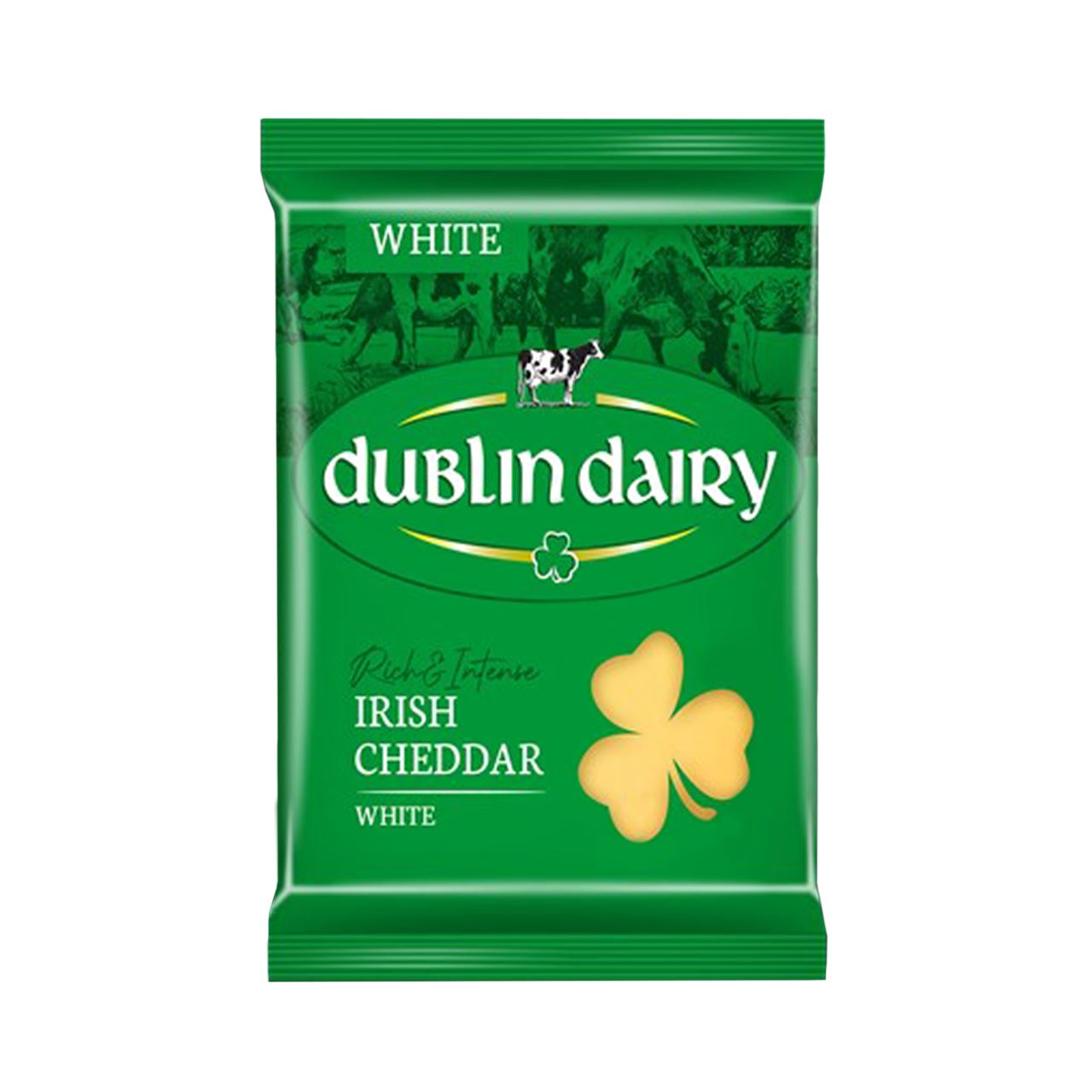 Dublin Dairy Сир White Irish Cheddar напівтвердий 48% 200г
