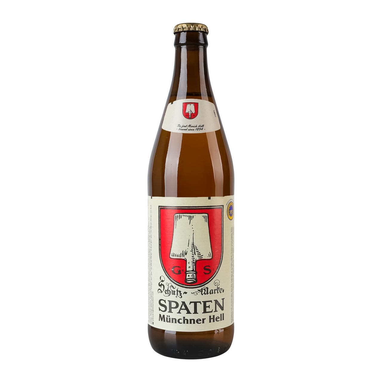 Spaten Пиво Münchner Hell світле пастеризован 5,2% 20 x 0,5л