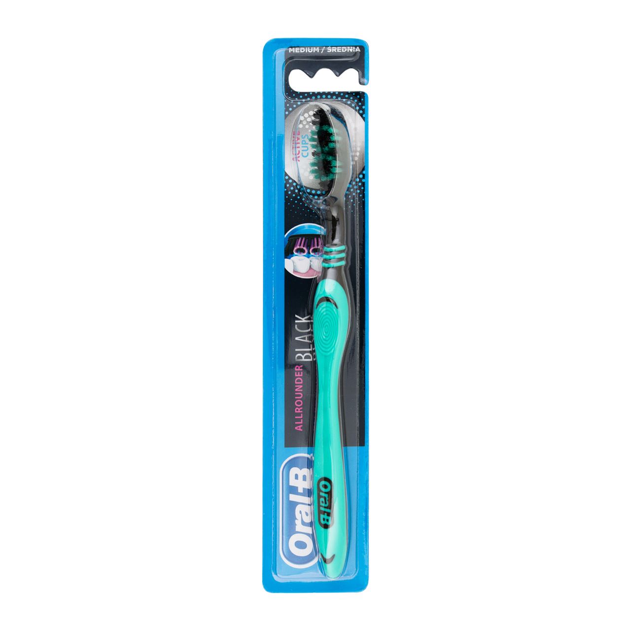 Oral-B Щітка зубна Allrounder Black Medium 12шт/уп