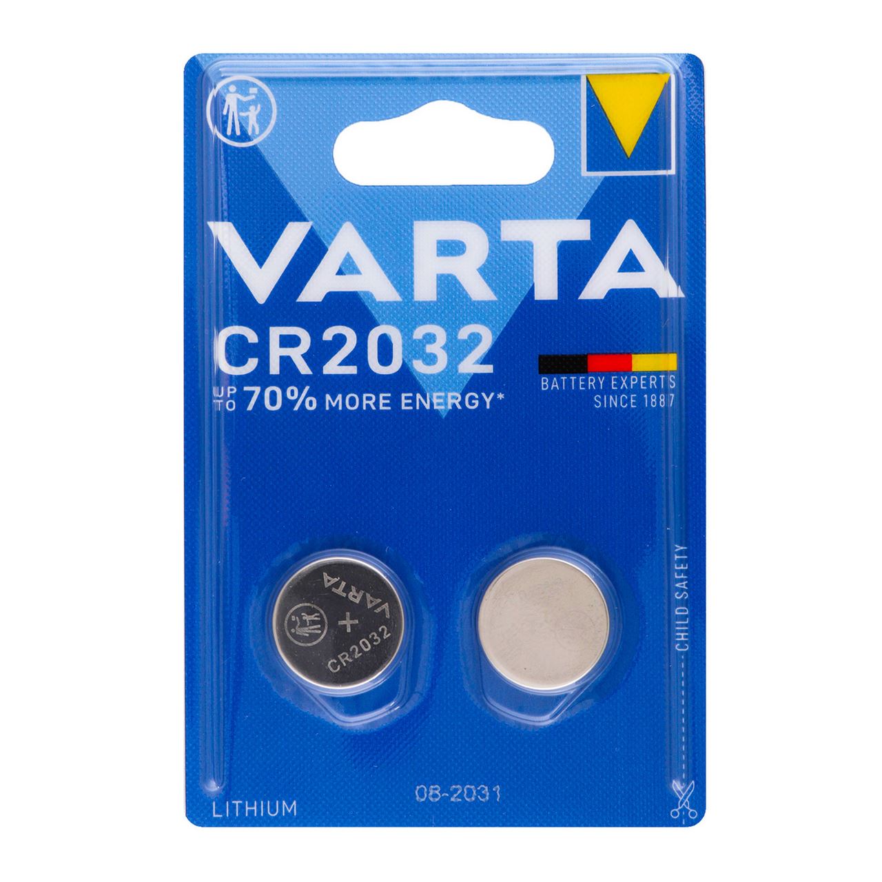 VARTA Батарейки №6032 CR2032 Lithium 3V 2шт/уп