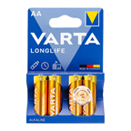 Varta Батарейка Longlife №4106 AA 1.5V LR6 4шт/уп