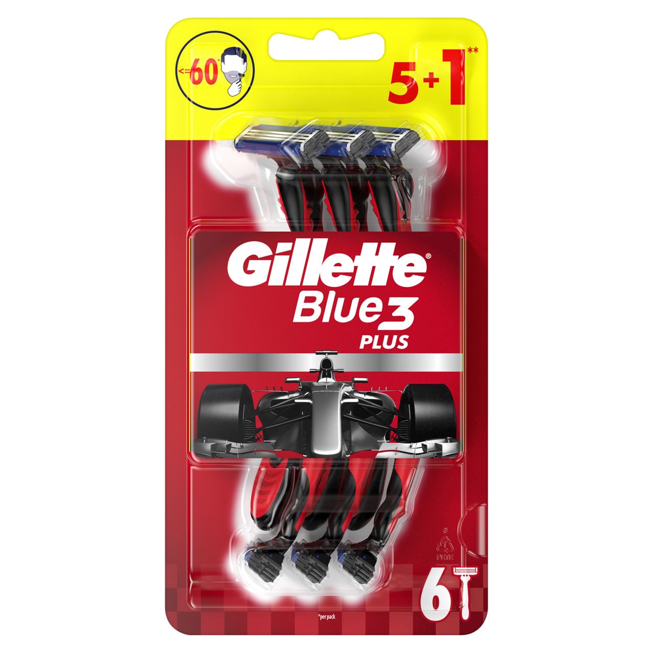 Gillette Blue 3 Плюс Бритва одноразова 6шт