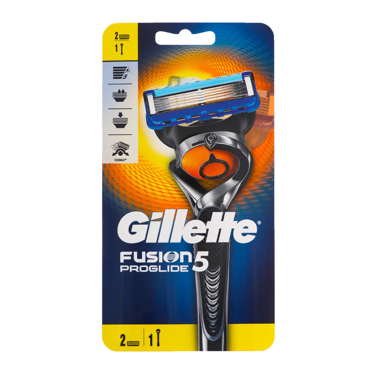 Gillette Бритва Fusion ProGl з касетою 1шт + касета 2шт
