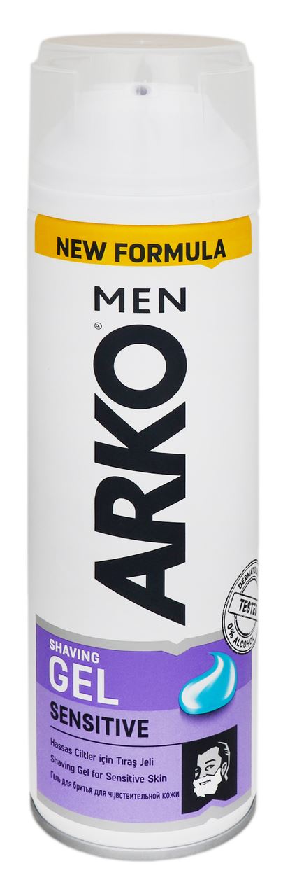 Arko Гель для гоління Men Sensitive для чутливої шкіри 200мл