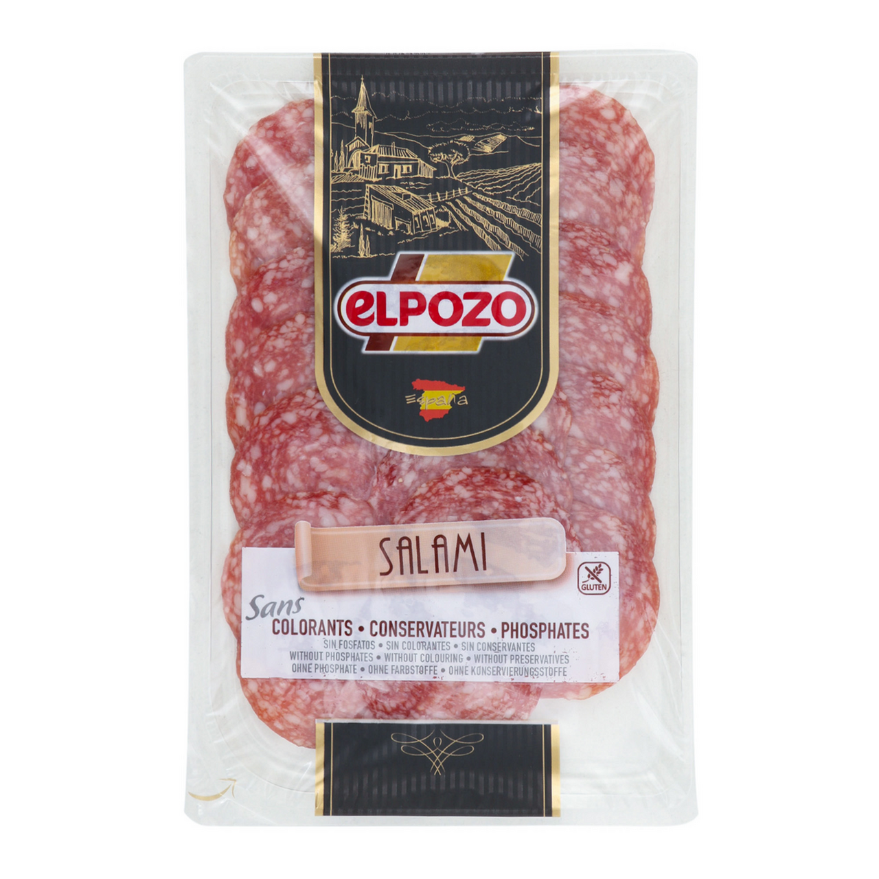 Elpozo Ковбаса Salami нарізка 80г