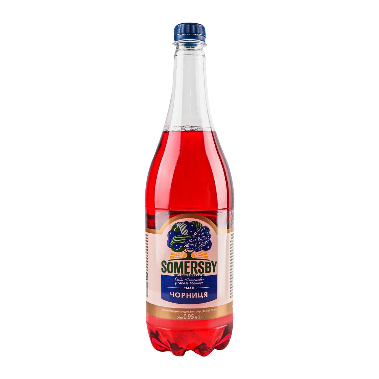 Somersby Сидр Чорниця солодкий 4,6% 0,95л