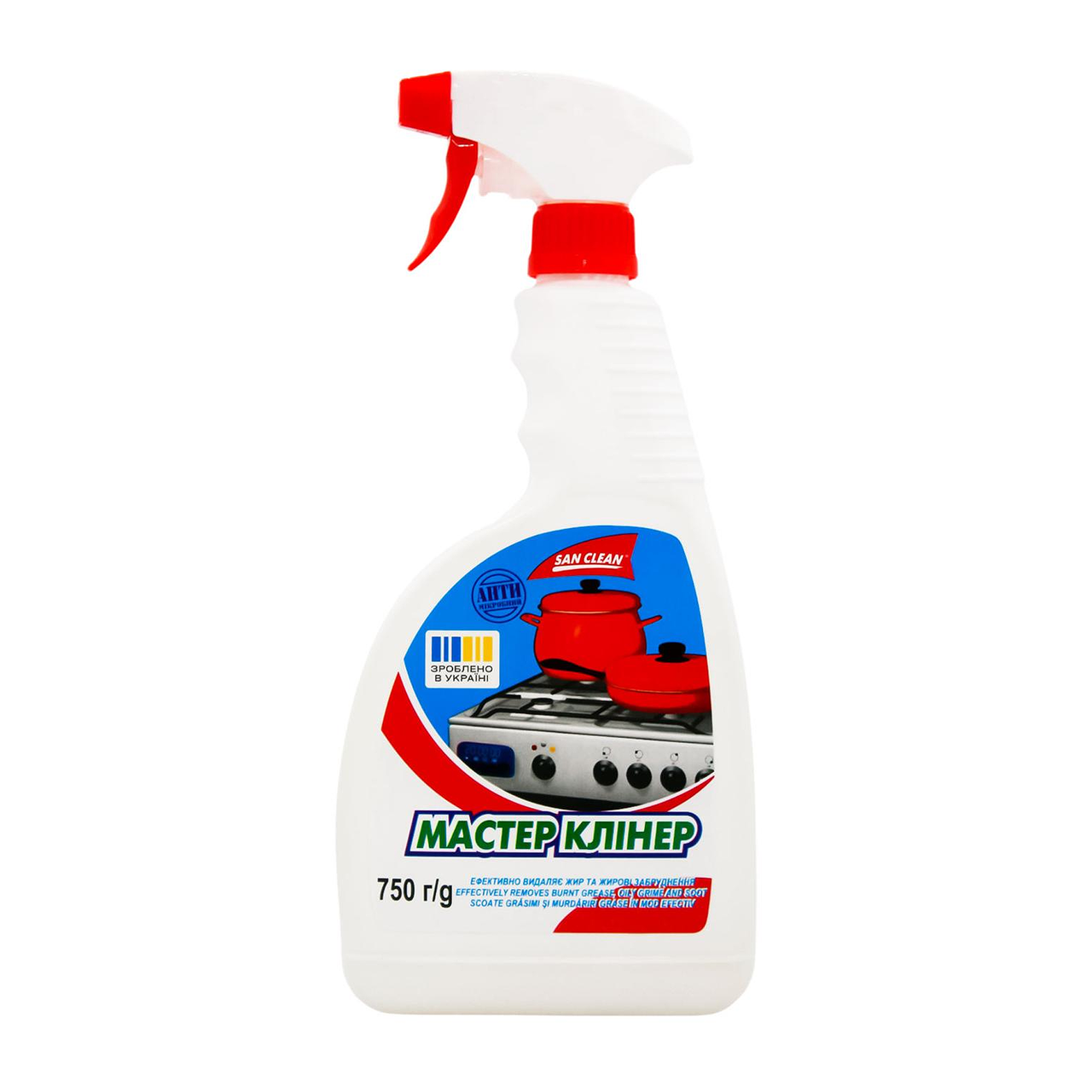 San clean Засіб для видалення жиру Master Cleaner 750г