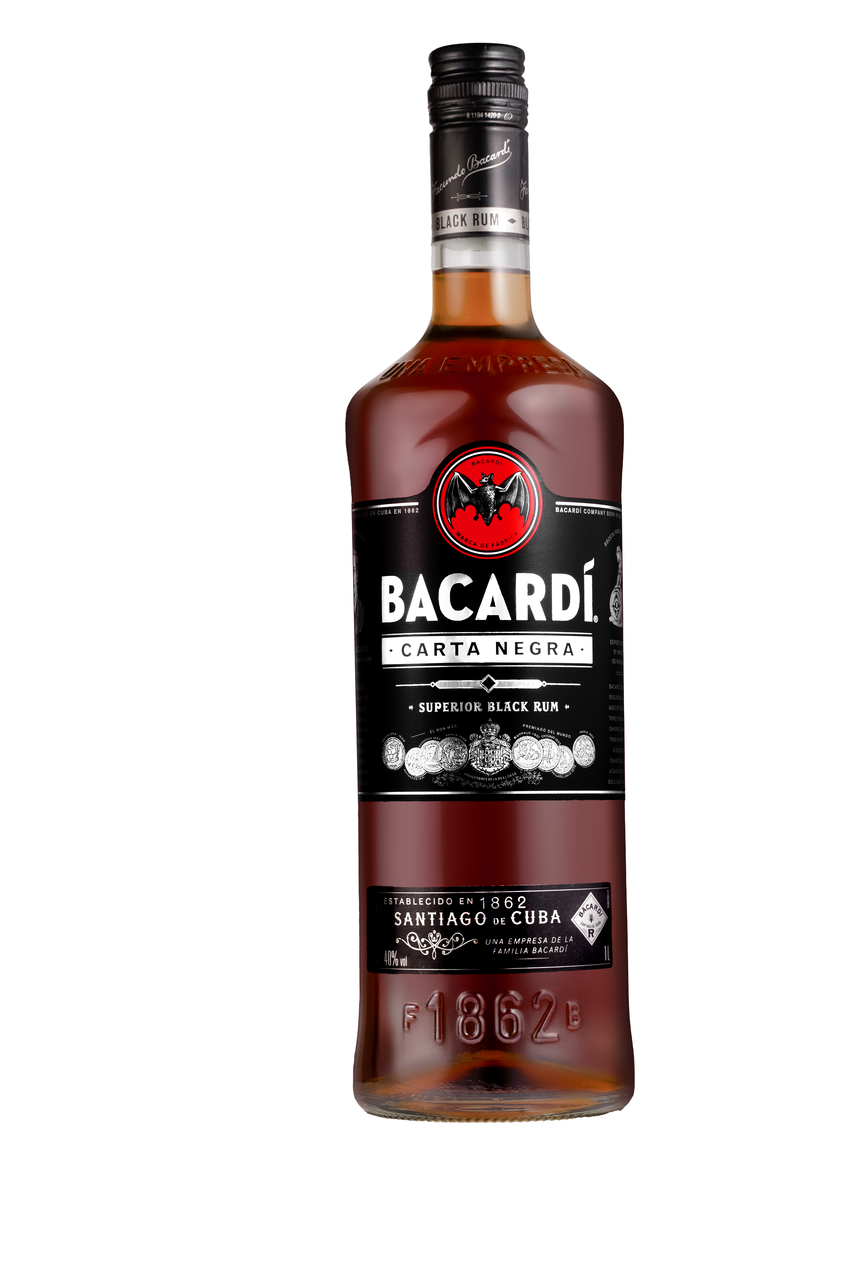 BACARDÍ Ром Carta Negra темний 40% 1л