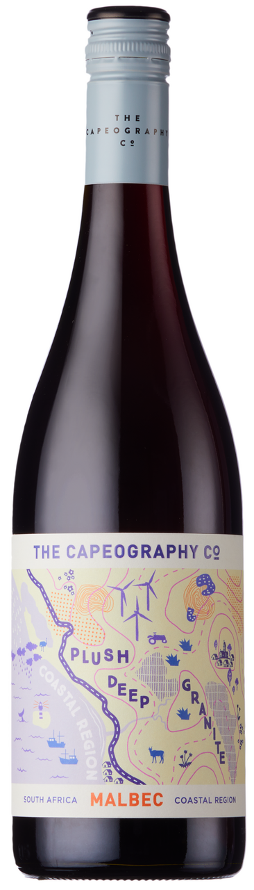 Capeography Вино Мальбек червоне сухе 14,5% 0,75л