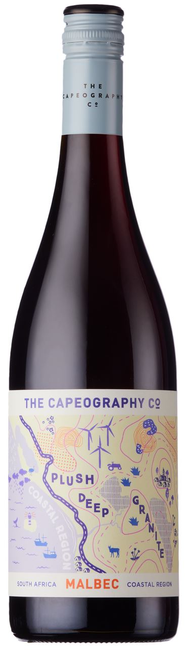 Capeography Вино Мальбек червоне сухе 14,5% 0,75л