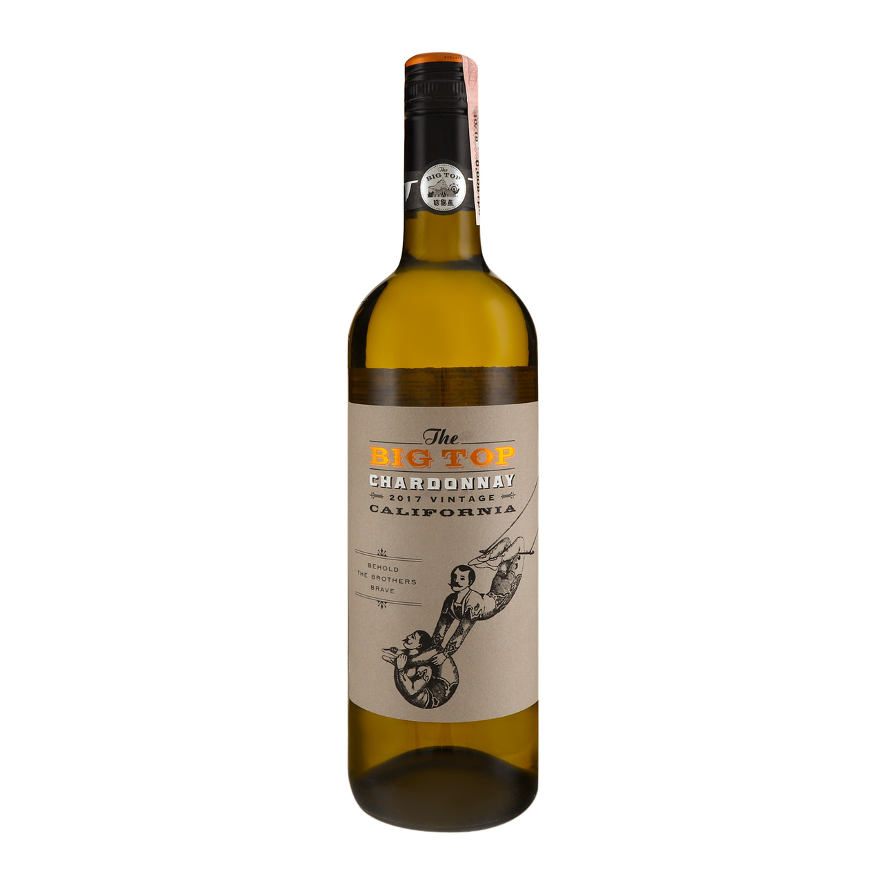 Big Top Вино The Chardonnay біле сухе 13% 0,75л