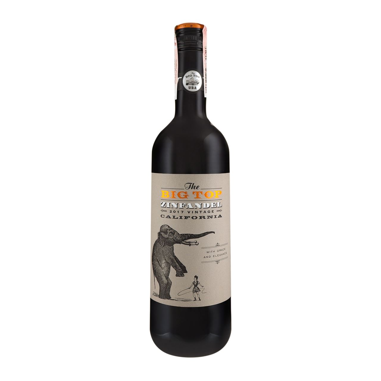 Big Top Вино The Red Zinfandel червоне напівсухе 14% 0,75л