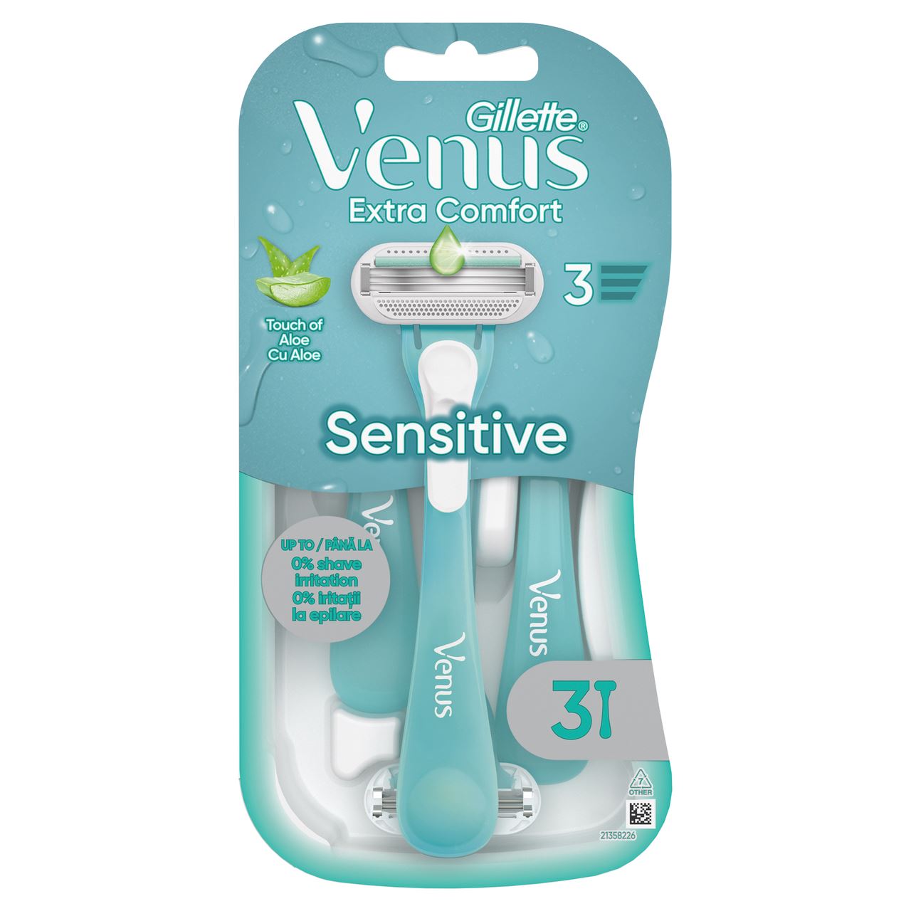 Gillette Бритви Venus Сенситів одноразові 3шт