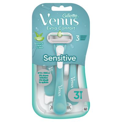 Gillette Бритви Venus Сенситів одноразові 3шт