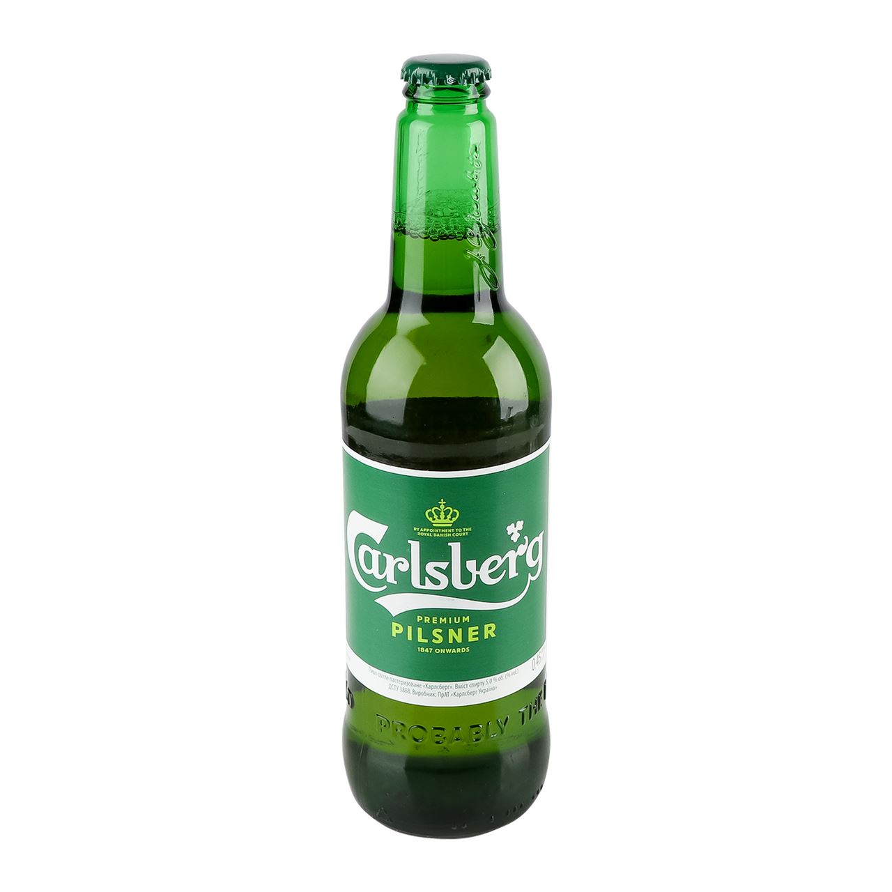 Carlsberg Пиво Premium pilsner світле 5% 0,45л