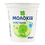 Молокія Сметана 15% 300г