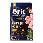 Сухий корм Brit Premium для дорослих собак з куркою 3 кг