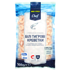 METRO Chef Креветка білонога варена б/голови б/панцира б/стравоходу 80/120 шт/фунт (177/265 шт/кг) замор 1кг (10% глазурі)
