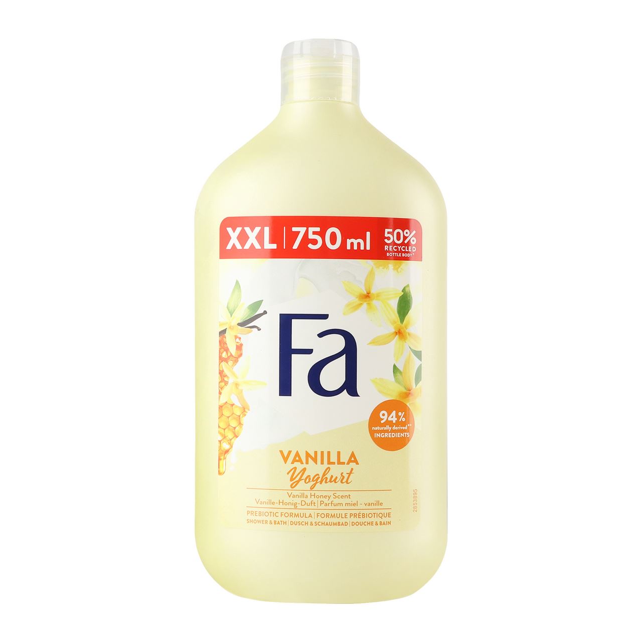 Fa Крем-гель для душу та ванни Yoghurt Vanilla 750мл