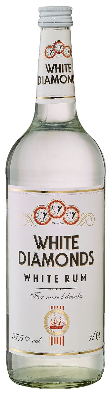 White Diamonds Ром білий 37,5% 1,0л
